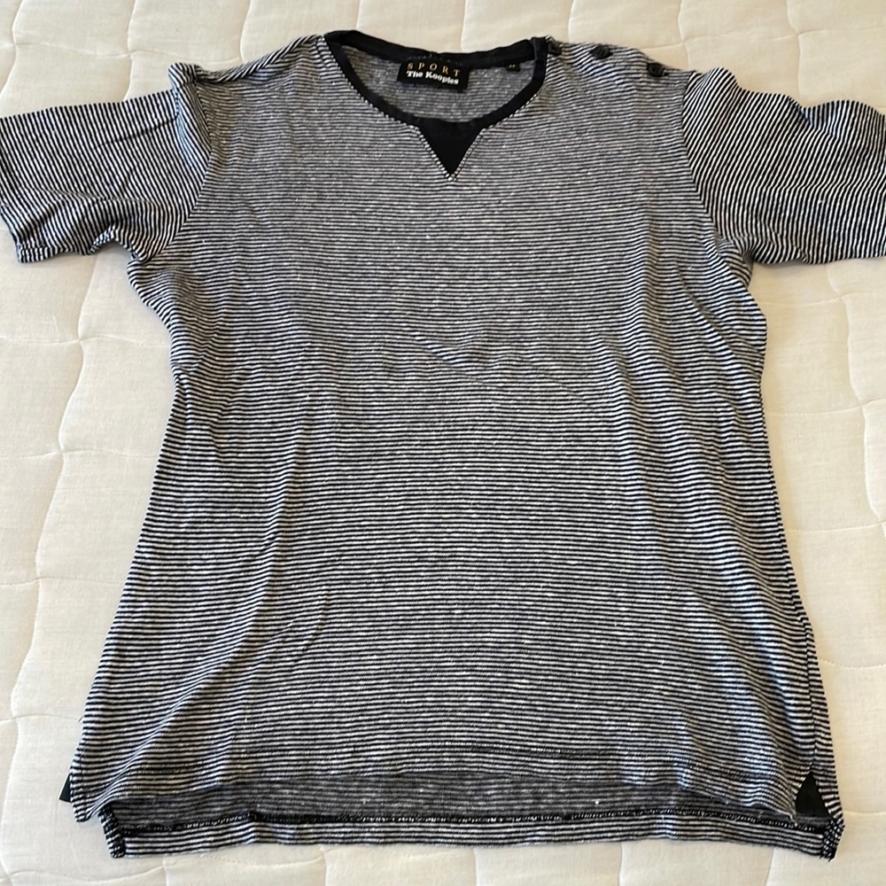 Men’s XS Kooples Sport Striped T Shirt